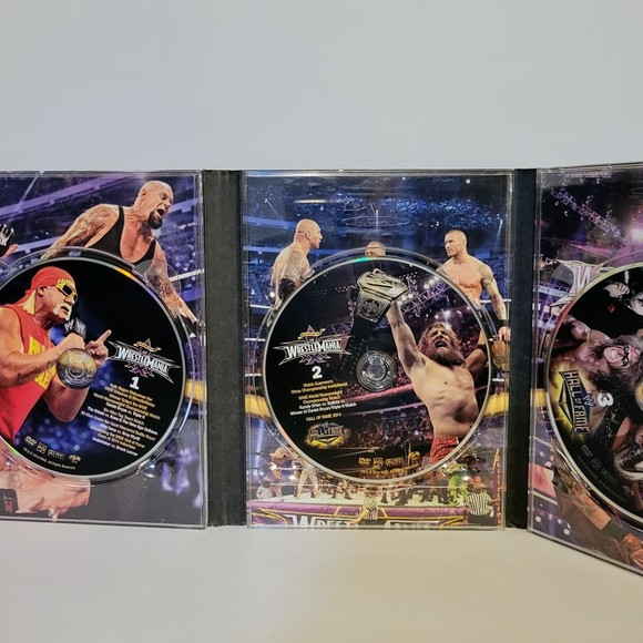 WWE Wrestle Mania XXX Wrestling 3 Disc DVD Set. Good Preowned Condition. - Picture 6 of 7